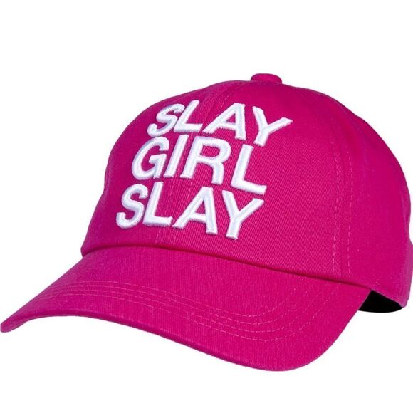 QUEER EYE Women’s Official Embroidered Baseball Cap in Hot Pink Color - Picture 5 of 10